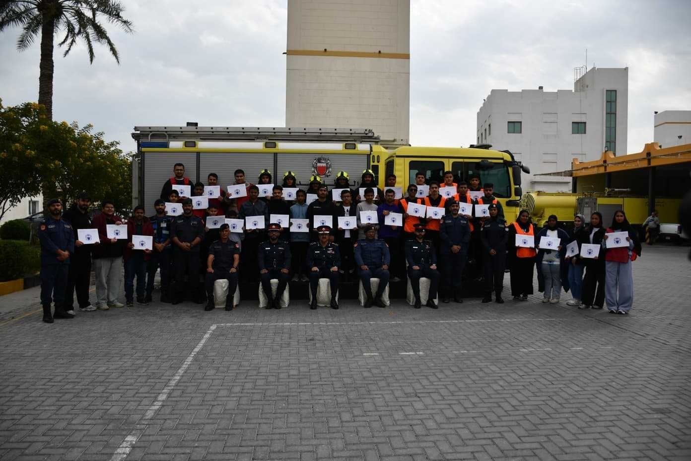 الإدارة العامة للدفاع المدني تختتم البرنامج التدريبي للإسعافات الأولية ومكافحة الحرائق تحت عنوان تحدي أبطال السلامة<